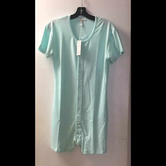 🌟 Mint Short Sleeve Pyjama Onesie - Picture 2 of 4